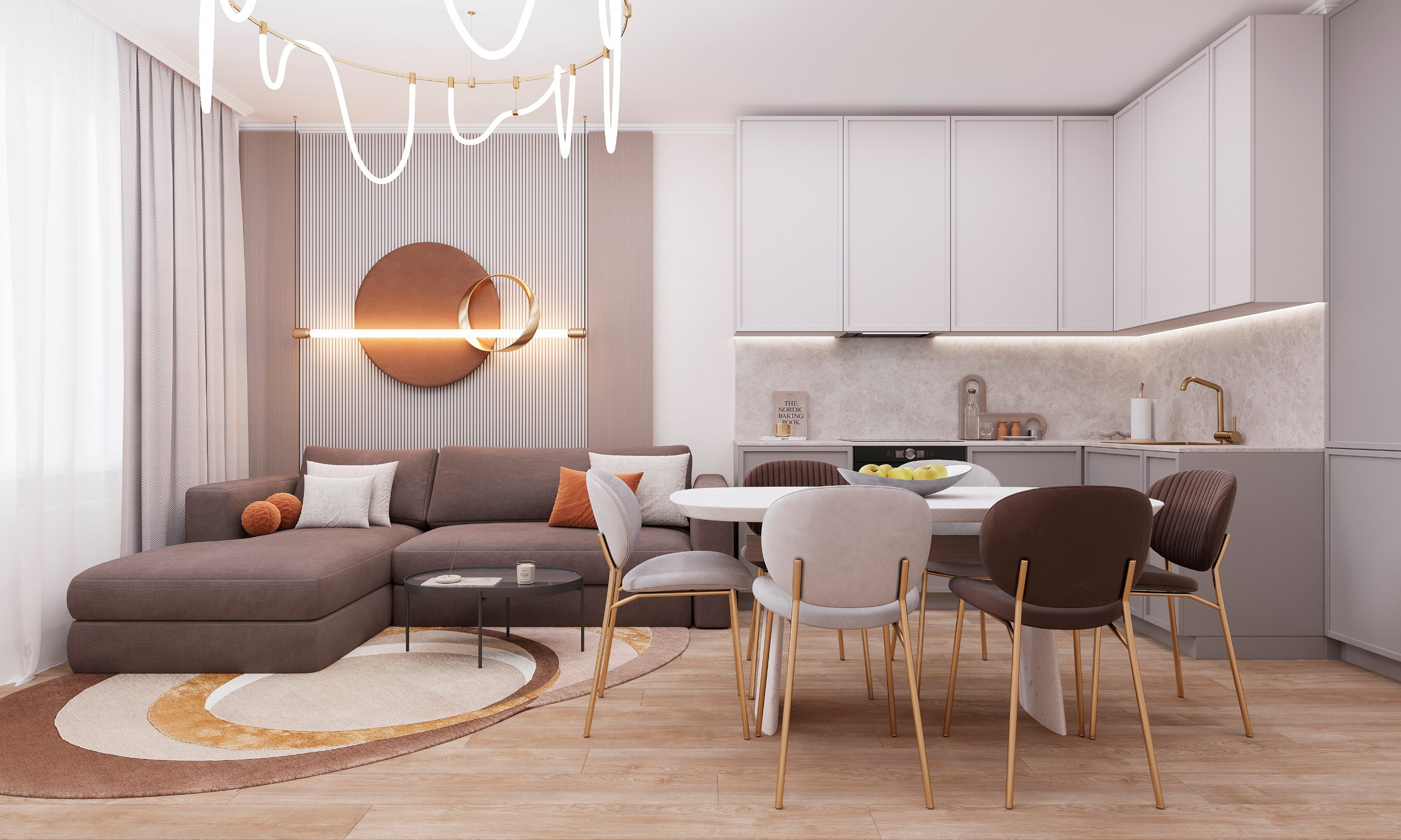 Трёхкомнатная квартира